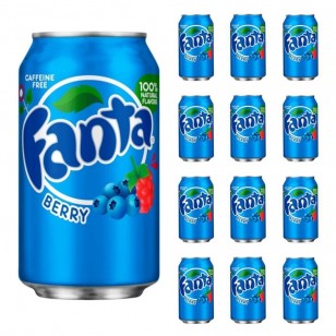 Fanta Berry Cans 355ml (Pack Of 12 Cans ) American Import Usa Soda Fanta Berry Cans 355ml (Pack Of 12 Cans ) American Import Usa Soda
